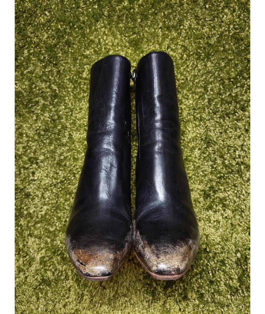 VETEMENTS Черные кожаные ботильоны, фото 2