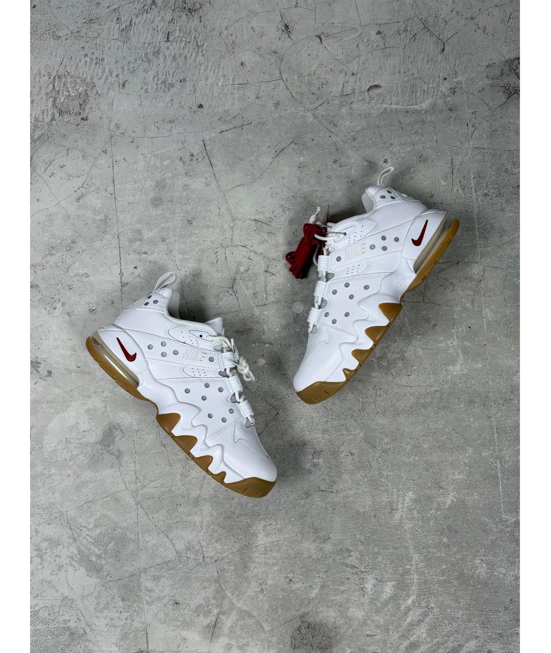 SUPREME Белые кожаные низкие кроссовки / кеды, фото 2