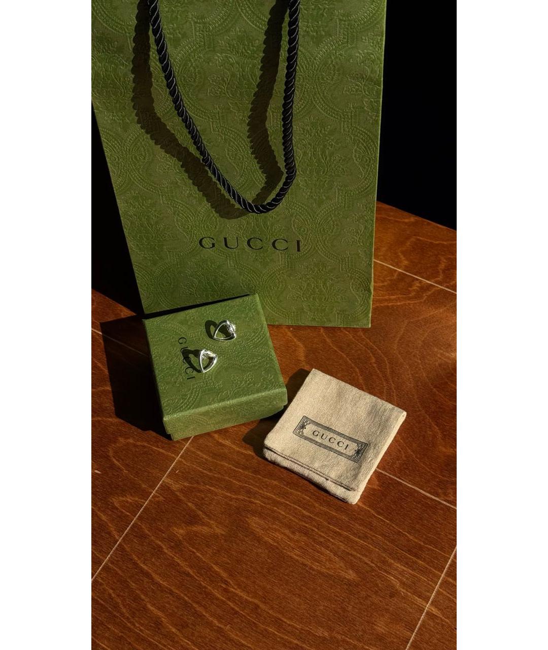 GUCCI Серебряные серебряные серьги, фото 5