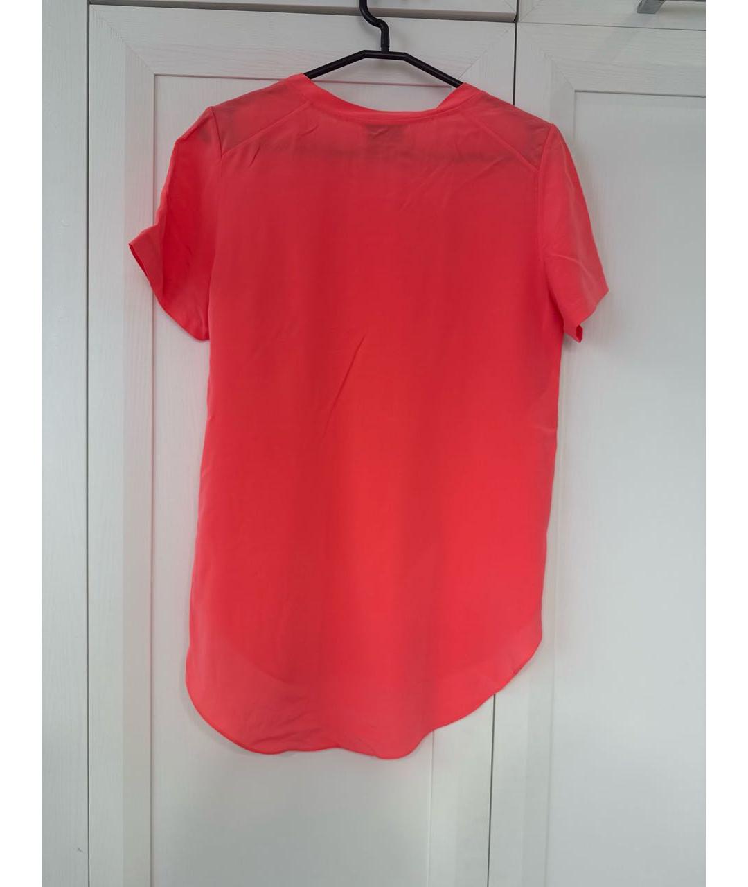 3.1 PHILLIP LIM Розовая шелковая футболка, фото 2