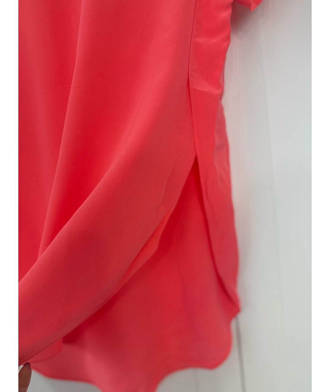 3.1 PHILLIP LIM Розовая шелковая футболка, фото 4