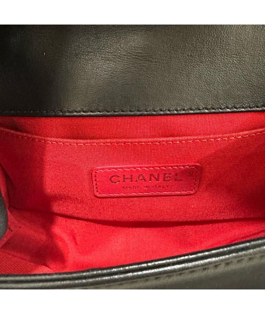 CHANEL Черная сумка через плечо, фото 7