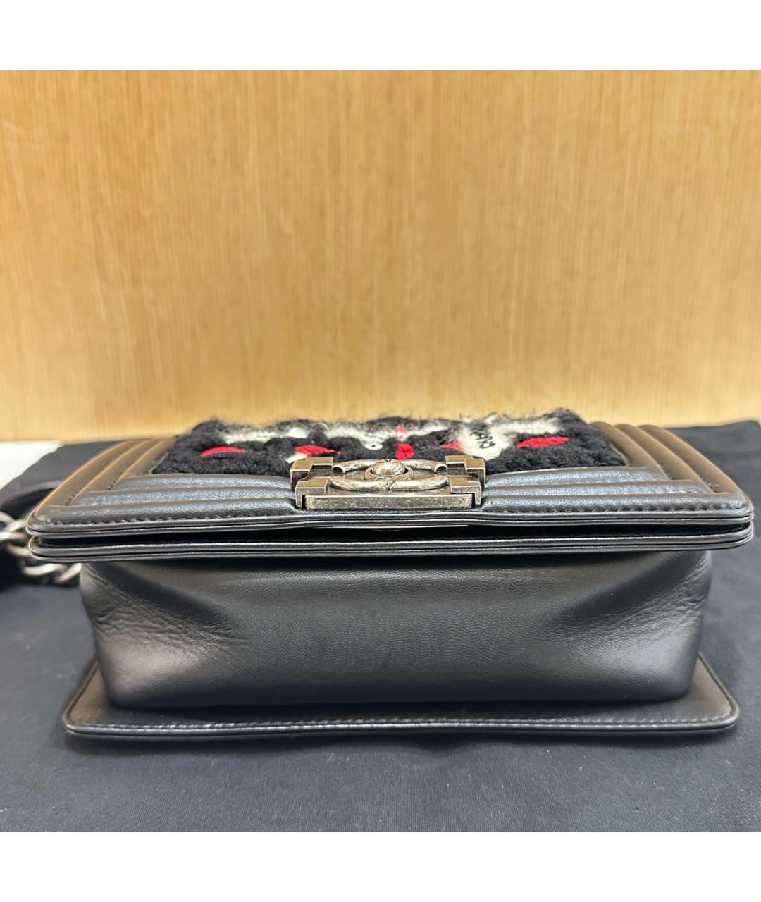 CHANEL Черная сумка через плечо, фото 4