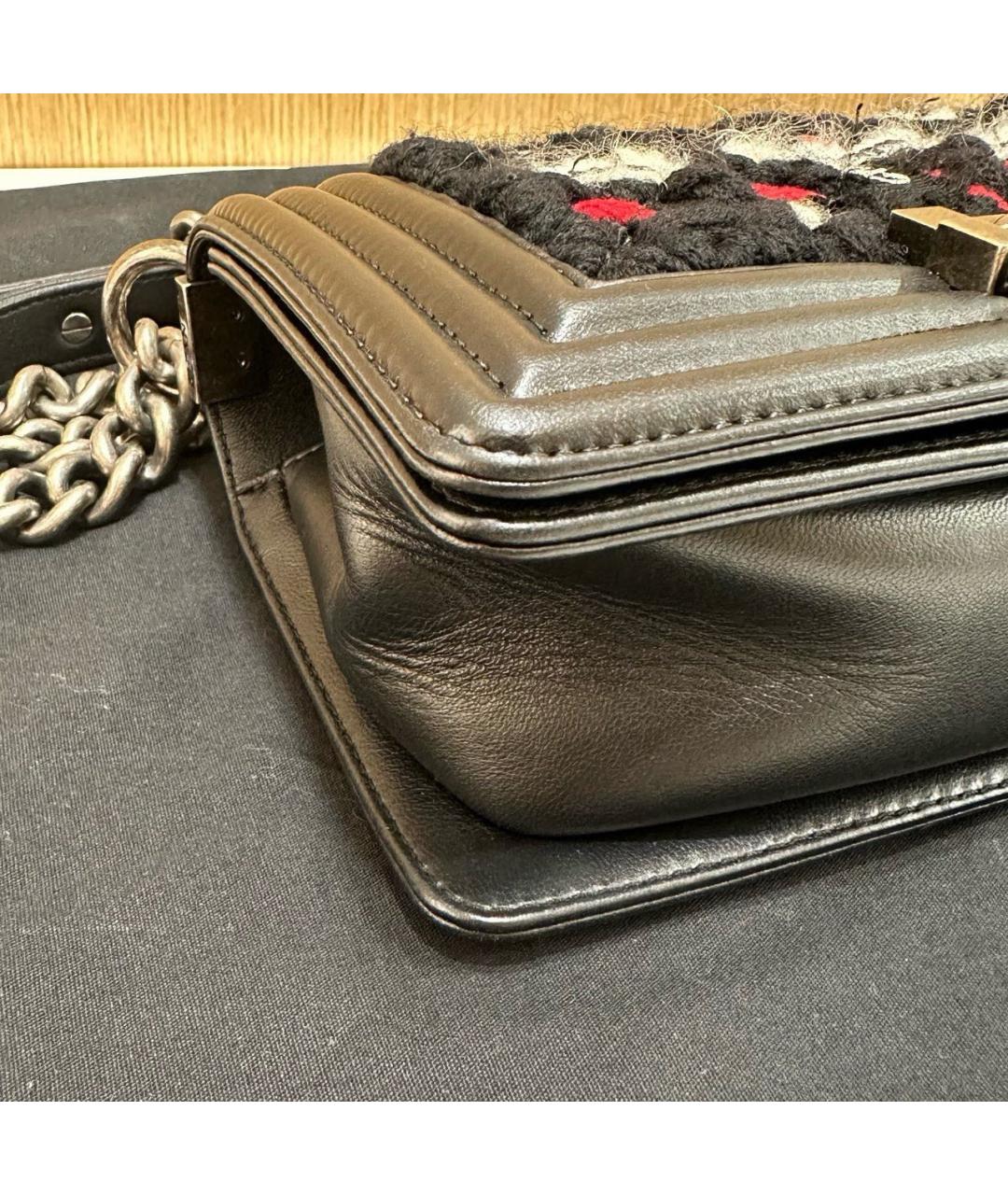 CHANEL Черная сумка через плечо, фото 5