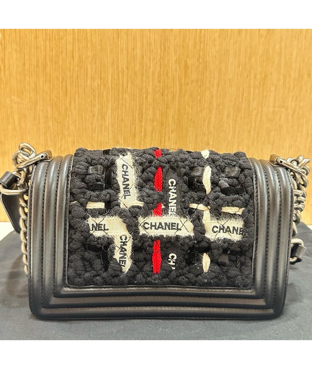 CHANEL Черная сумка через плечо, фото 3