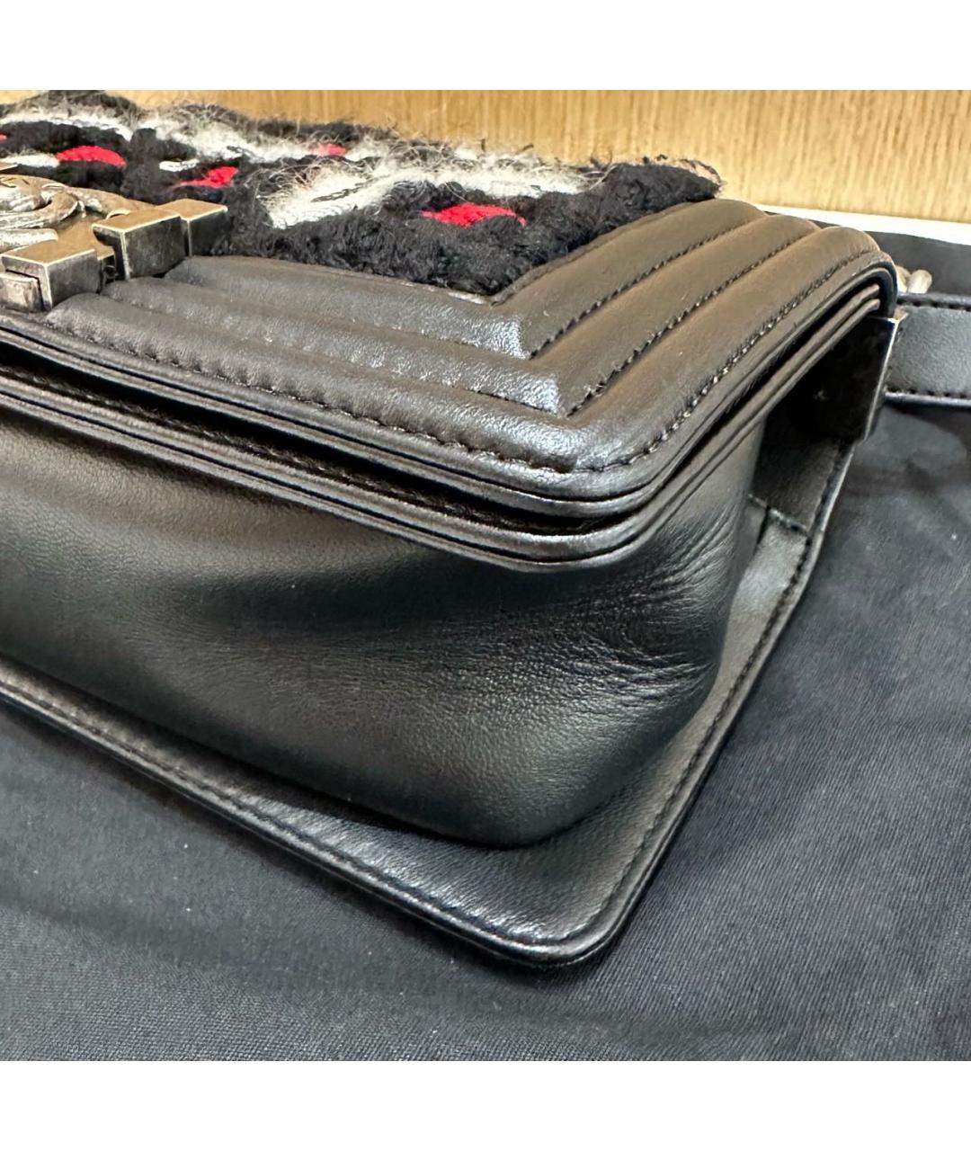 CHANEL Черная сумка через плечо, фото 6