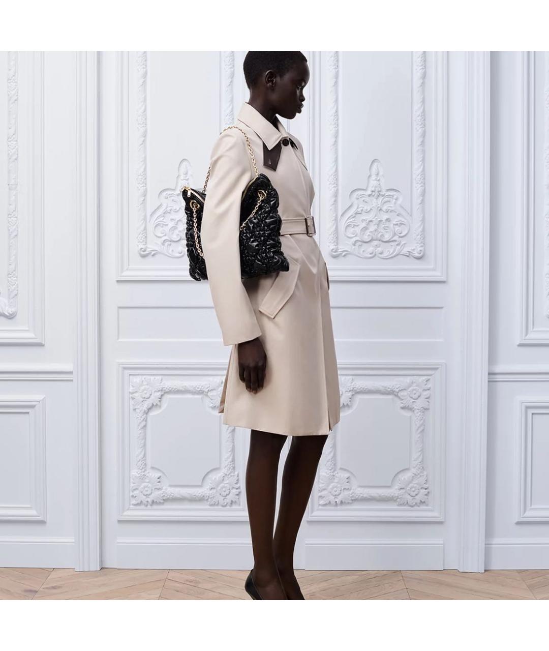 CHRISTIAN DIOR Черная кожаная сумка тоут, фото 2