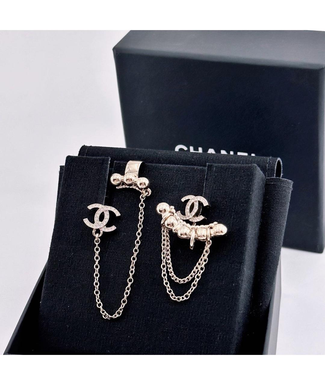 CHANEL Золотые серьги, фото 4