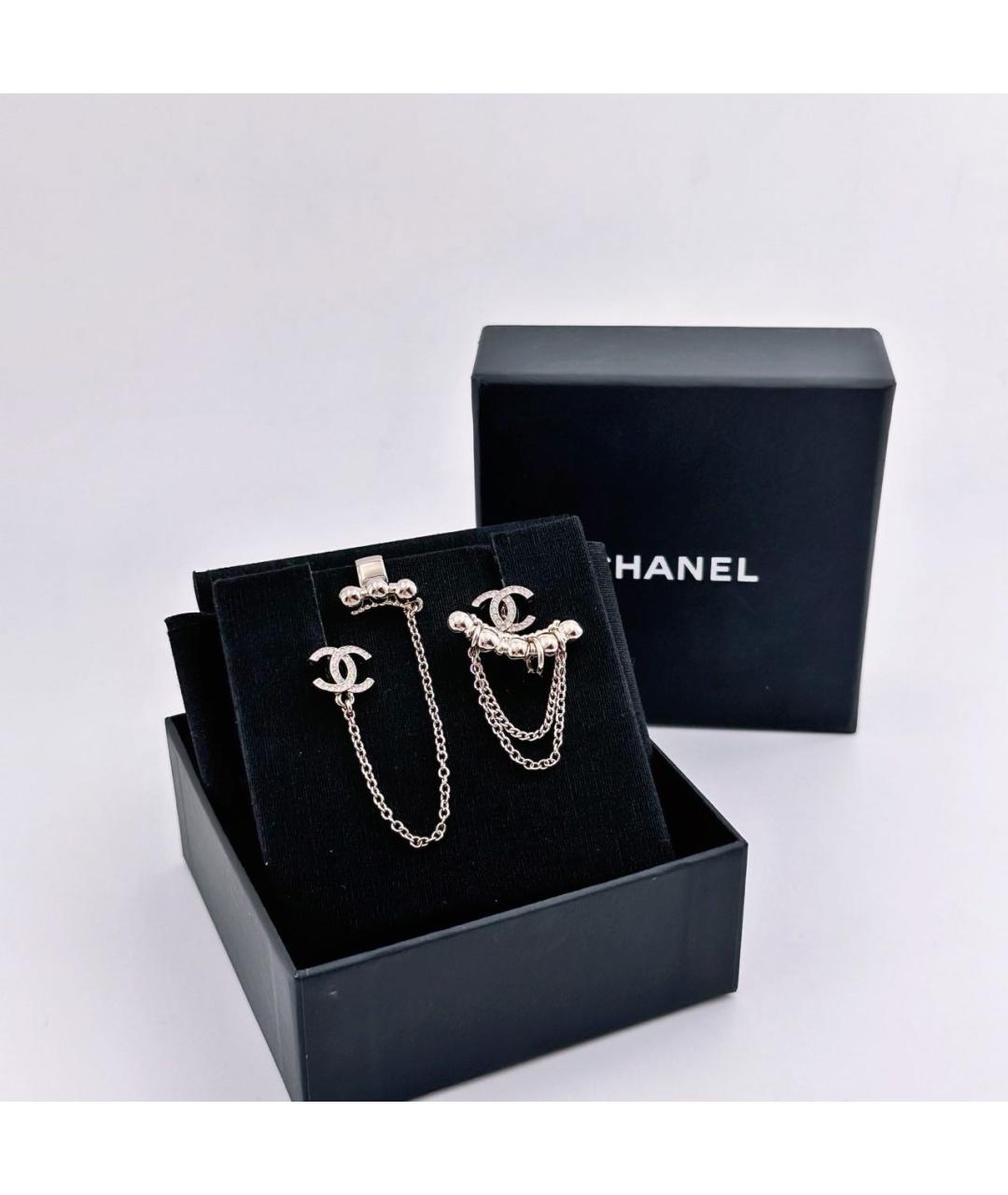 CHANEL Золотые серьги, фото 2