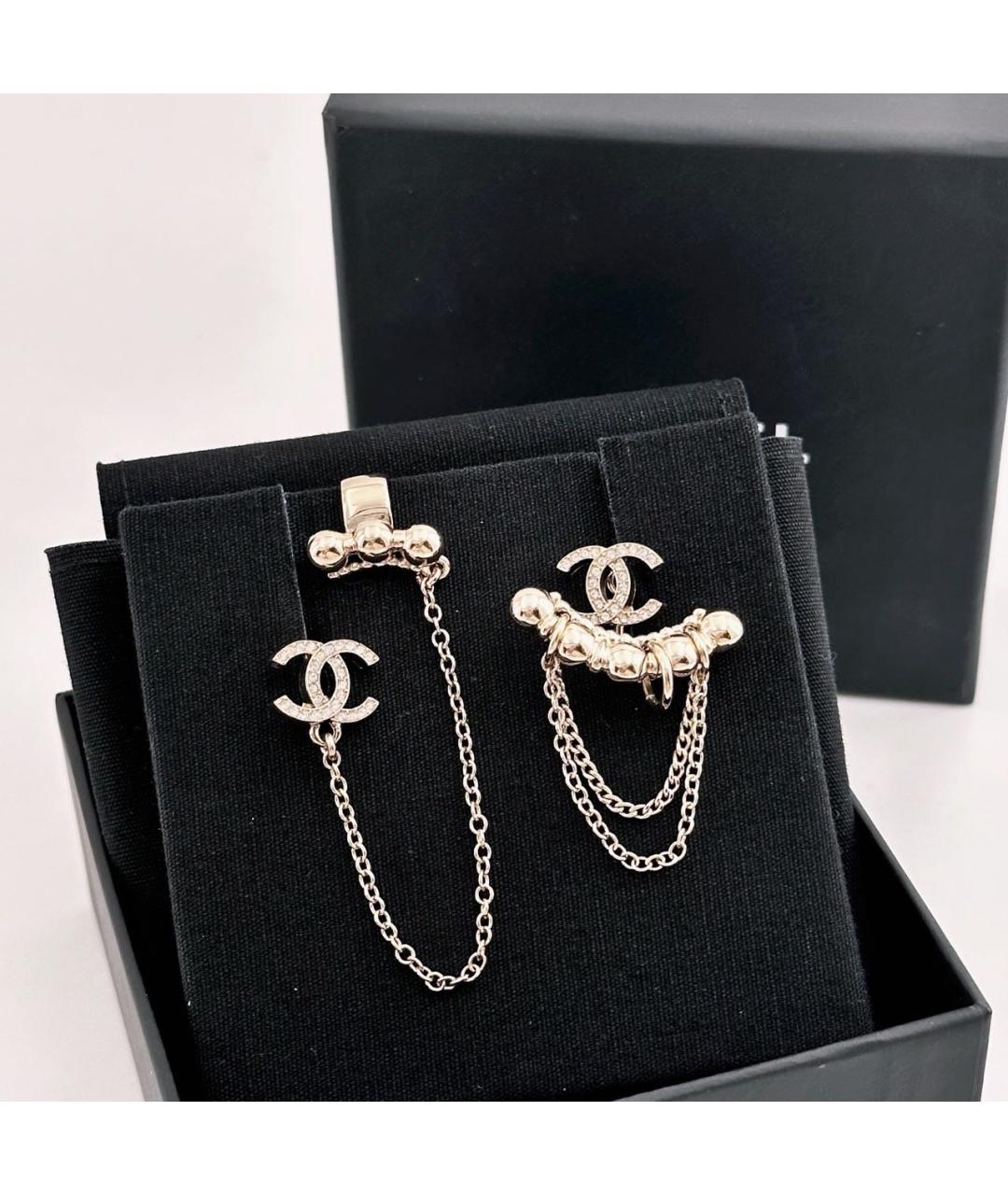 CHANEL Золотые серьги, фото 5