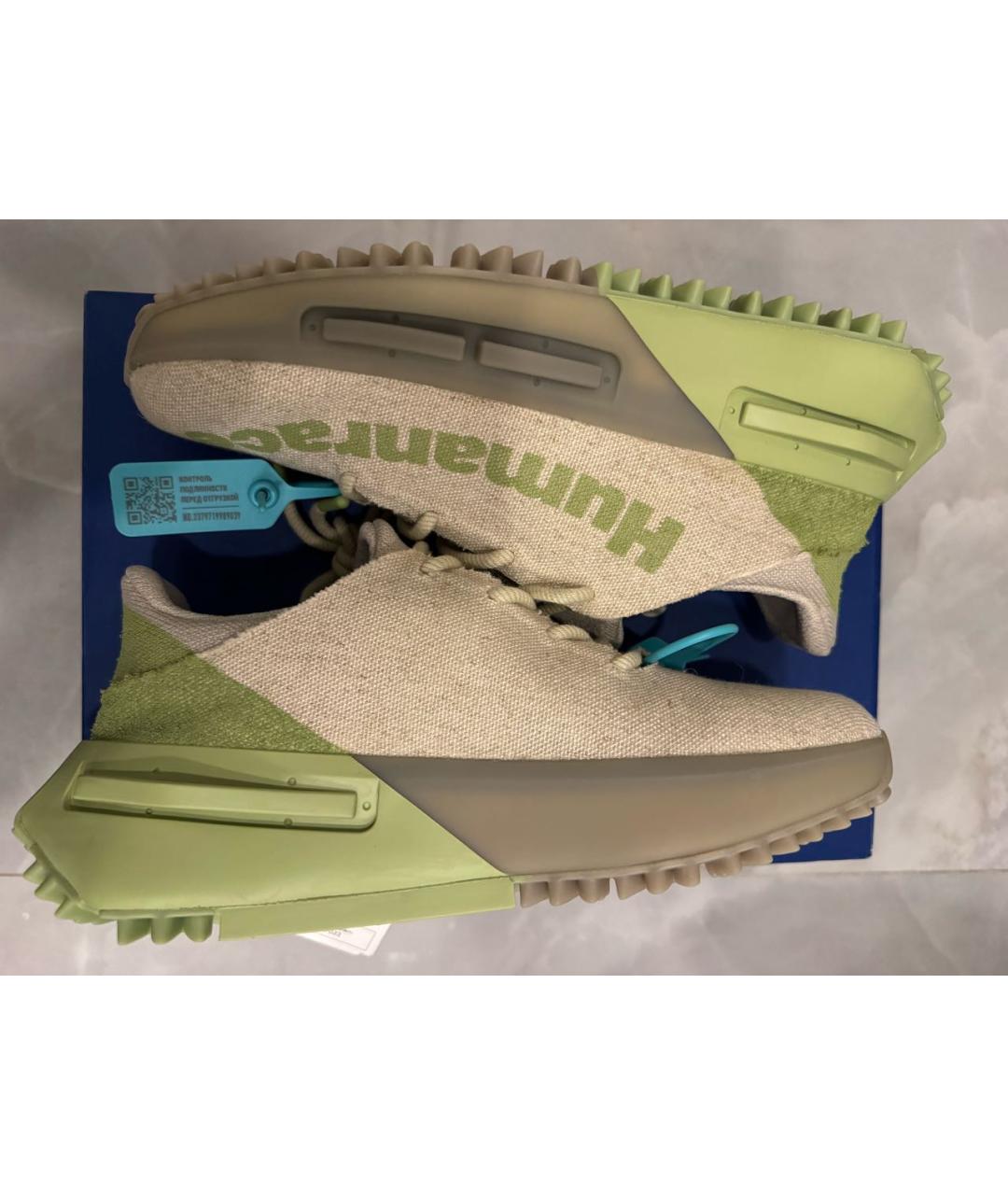 HUMAN MADE Бежевые текстильные низкие кроссовки / кеды, фото 9