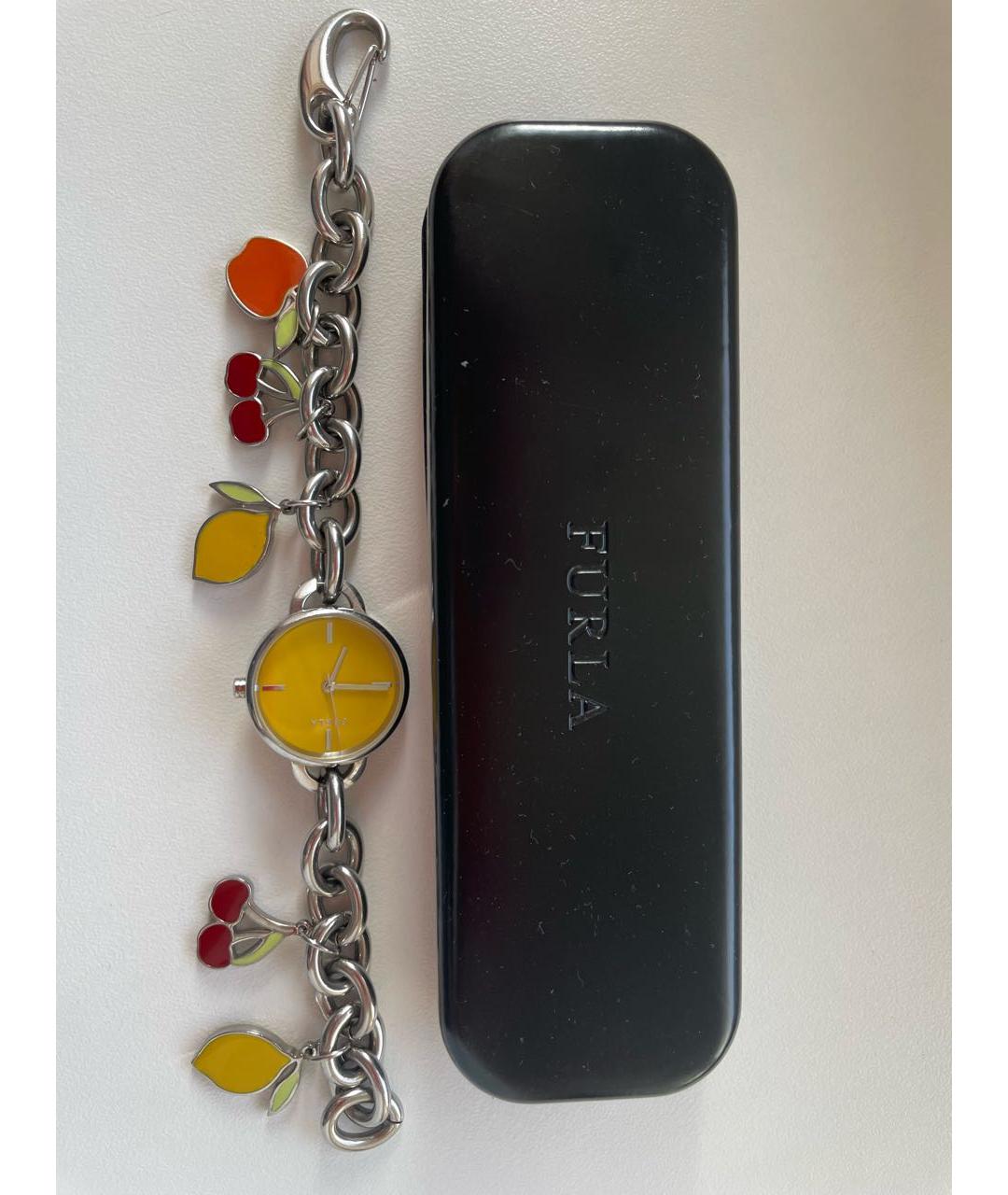 FURLA Желтые часы, фото 4