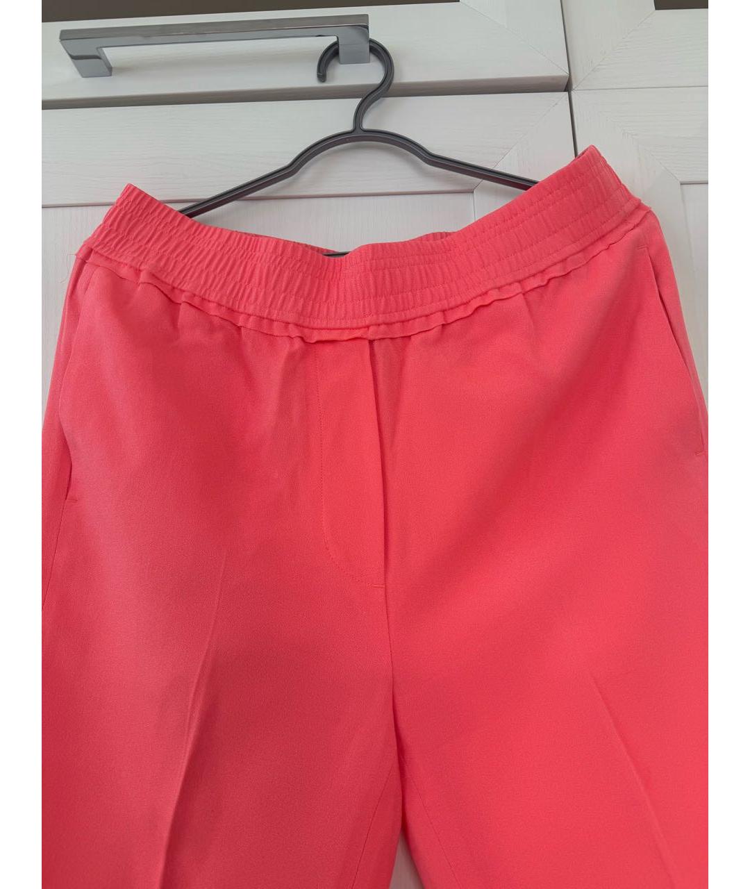 3.1 PHILLIP LIM Розовые шелковые брюки узкие, фото 3