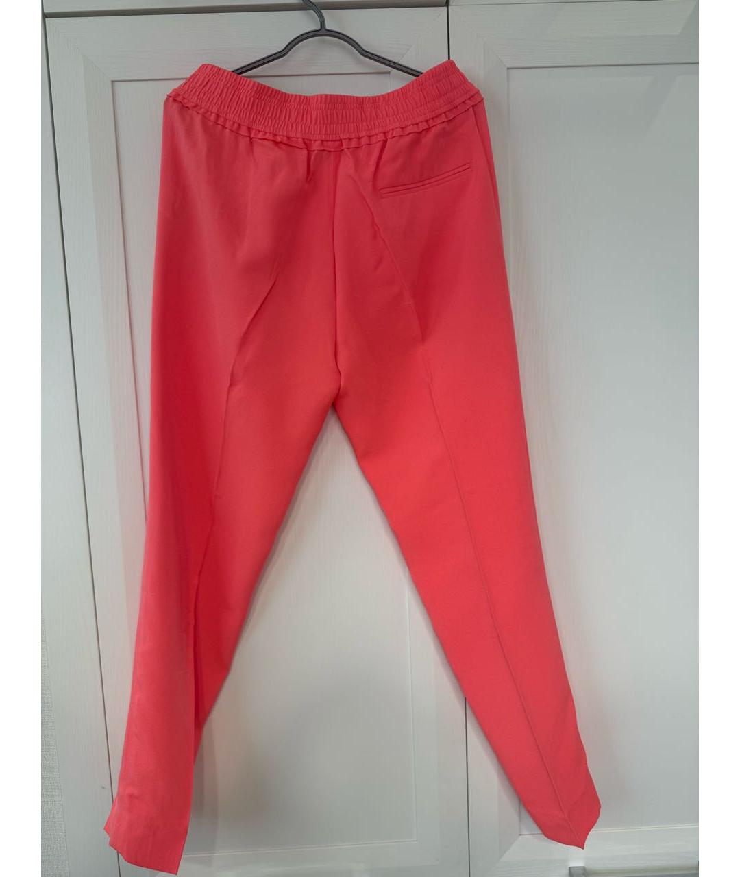 3.1 PHILLIP LIM Розовые шелковые брюки узкие, фото 2