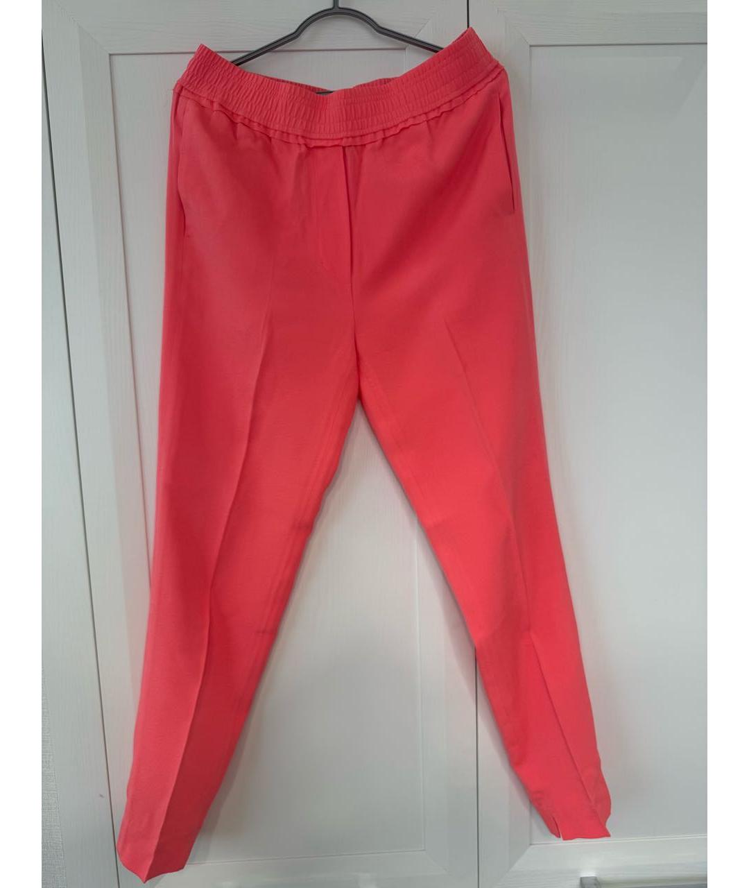 3.1 PHILLIP LIM Розовые шелковые брюки узкие, фото 7