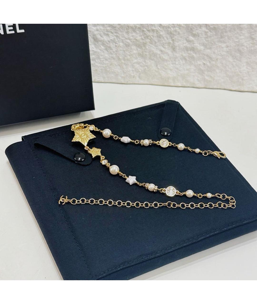 CHANEL Белое колье, фото 5