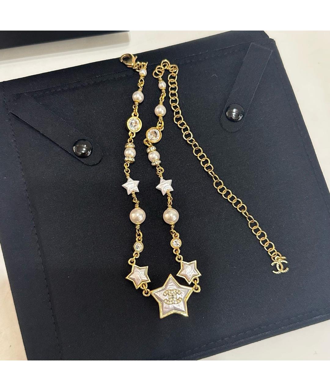 CHANEL Белое колье, фото 2