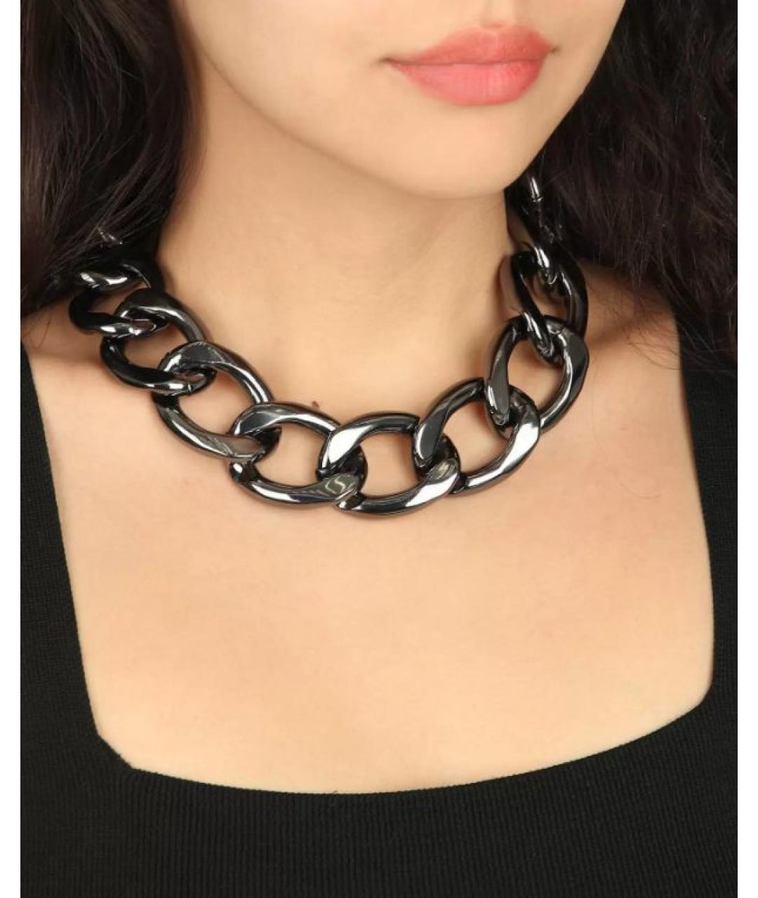 PATRIZIA PEPE Черное колье, фото 7