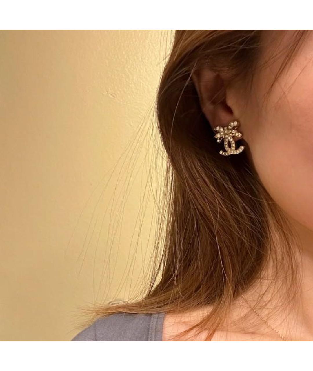 CHANEL Серебряные серьги, фото 6