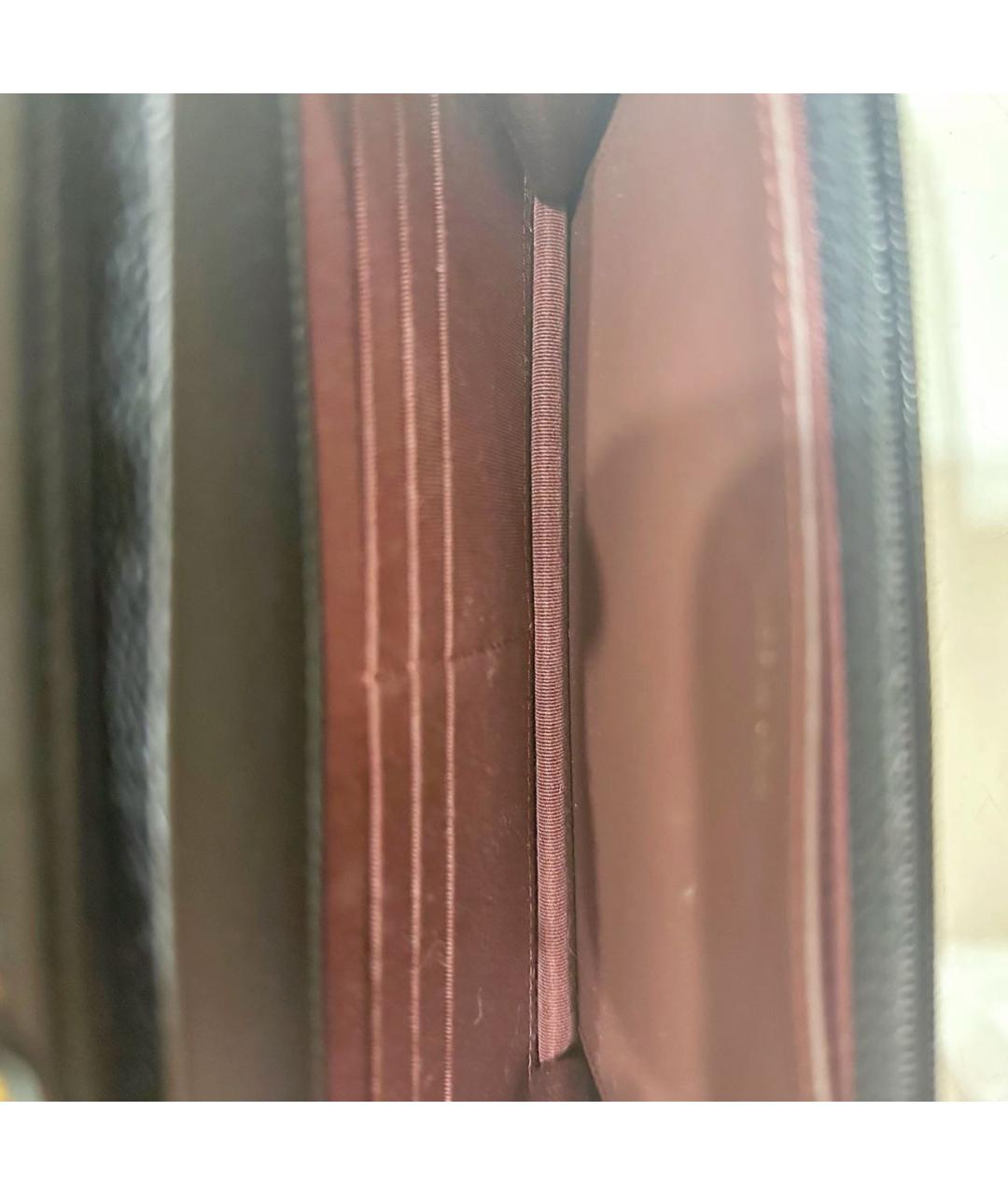 CHANEL Черная кожаная сумка через плечо, фото 7