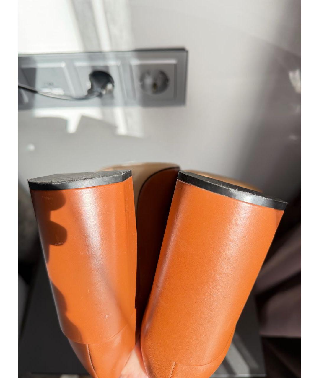 MULBERRY Коричневые кожаные туфли, фото 6