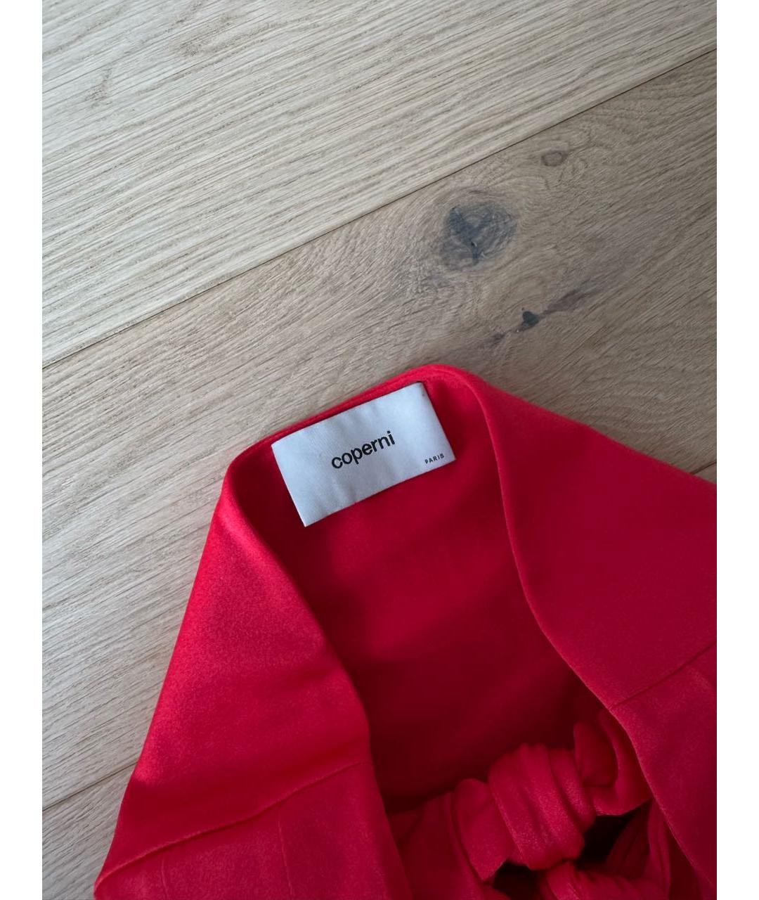 COPERNI Красное полиамидовое вечернее платье, фото 3