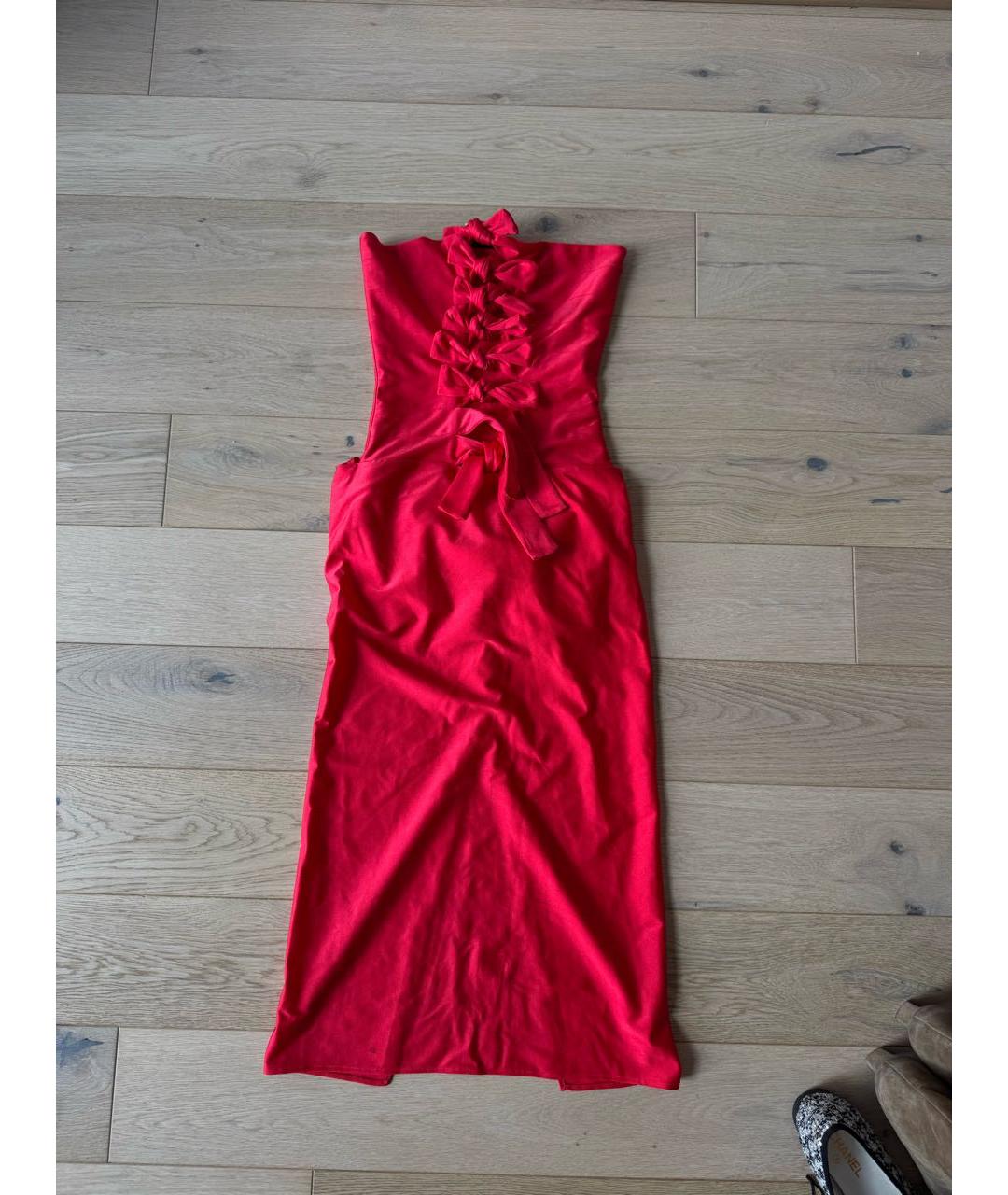 COPERNI Красное полиамидовое вечернее платье, фото 4