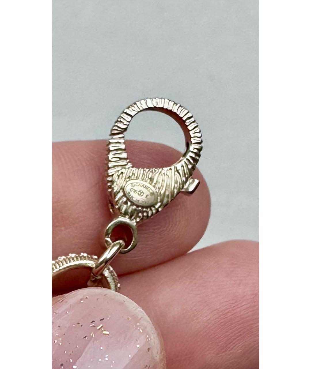 CHANEL Золотой металлический браслет, фото 4