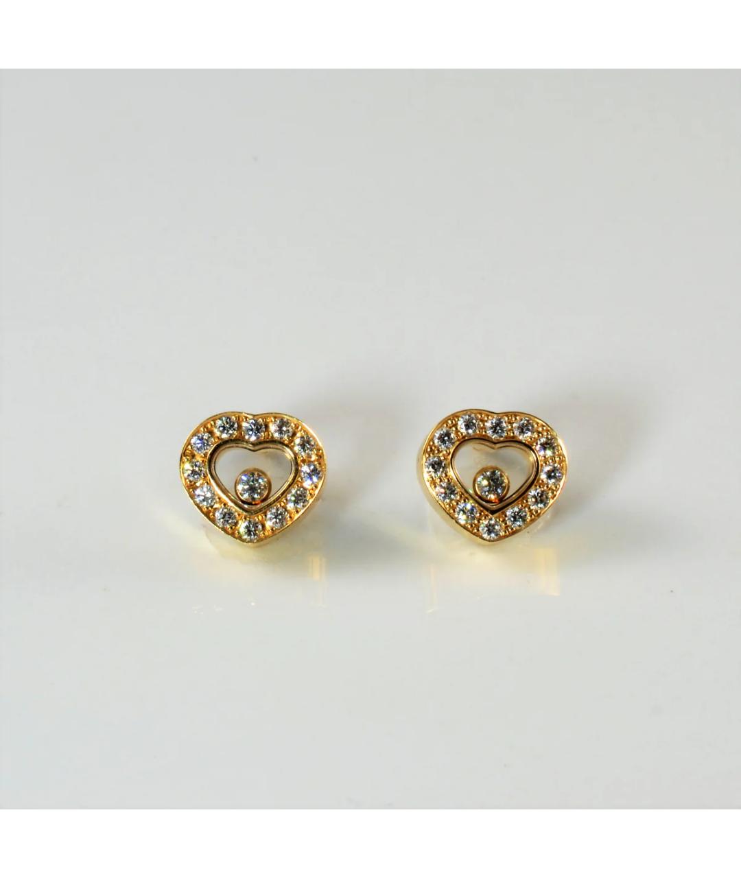 CHOPARD Золотые серьги из желтого золота, фото 2