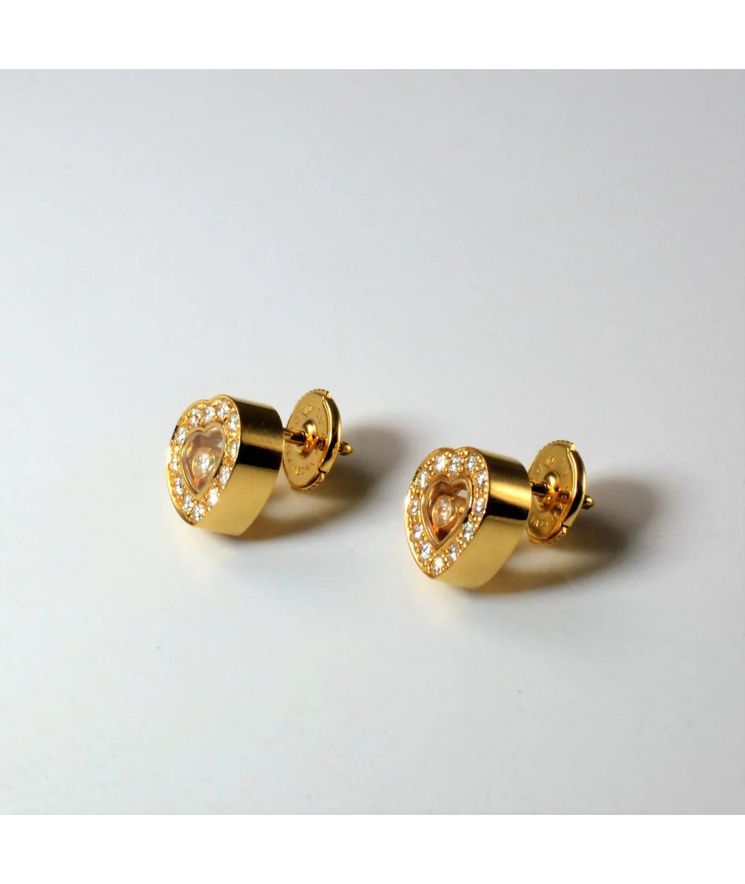 CHOPARD Золотые серьги из желтого золота, фото 3