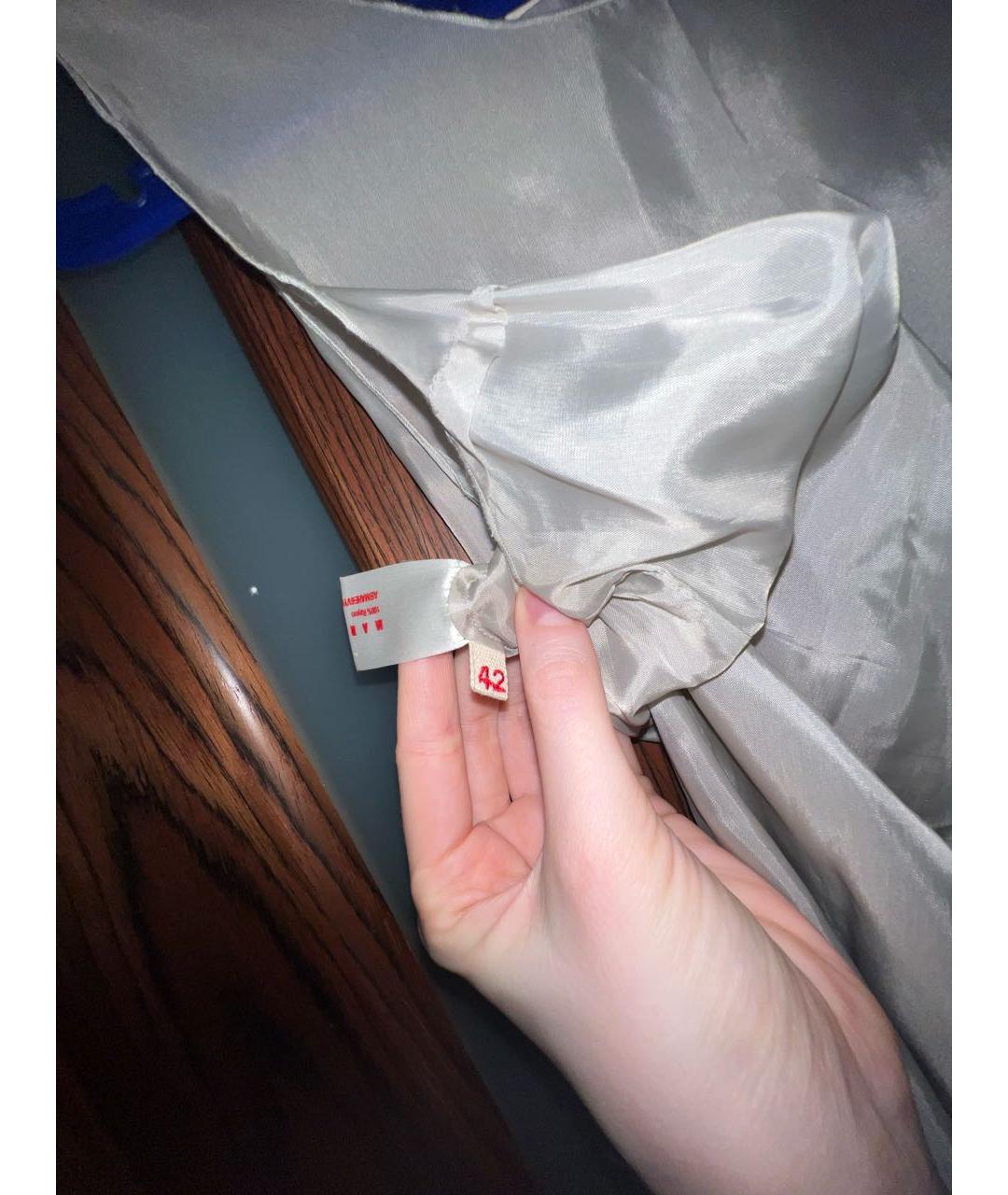 MARNI Серое вискозное платье, фото 6