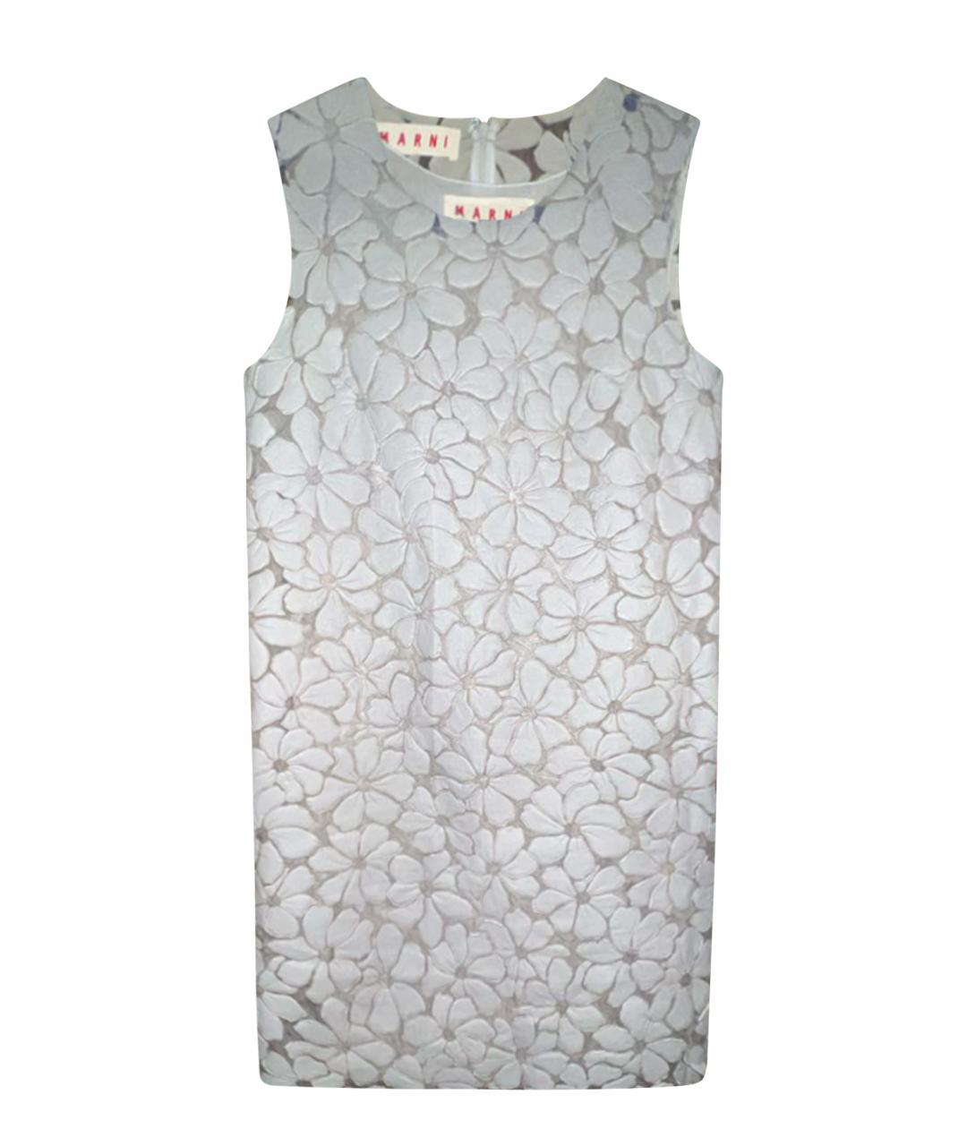 MARNI Серое вискозное платье, фото 1