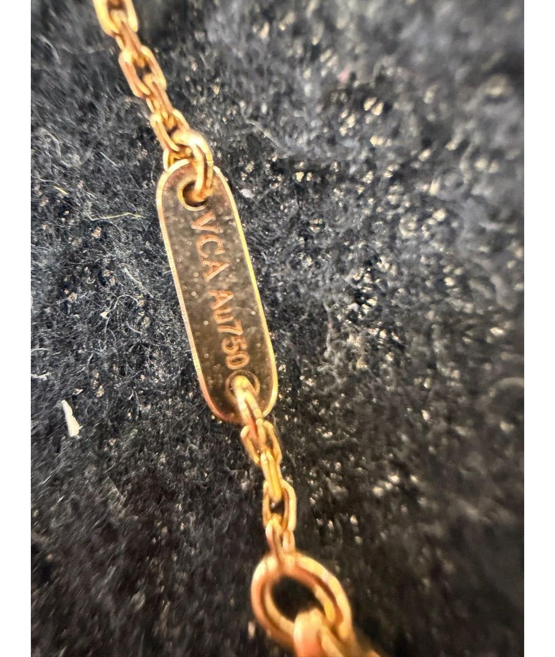 VAN CLEEF & ARPELS Красный браслет из желтого золота, фото 5