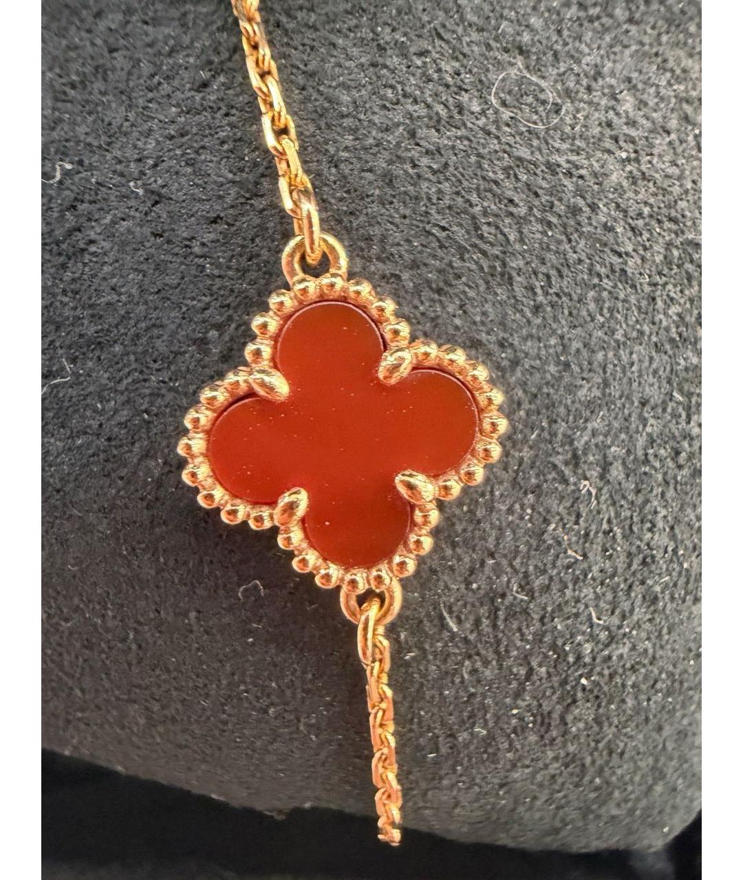 VAN CLEEF & ARPELS Красный браслет из желтого золота, фото 3
