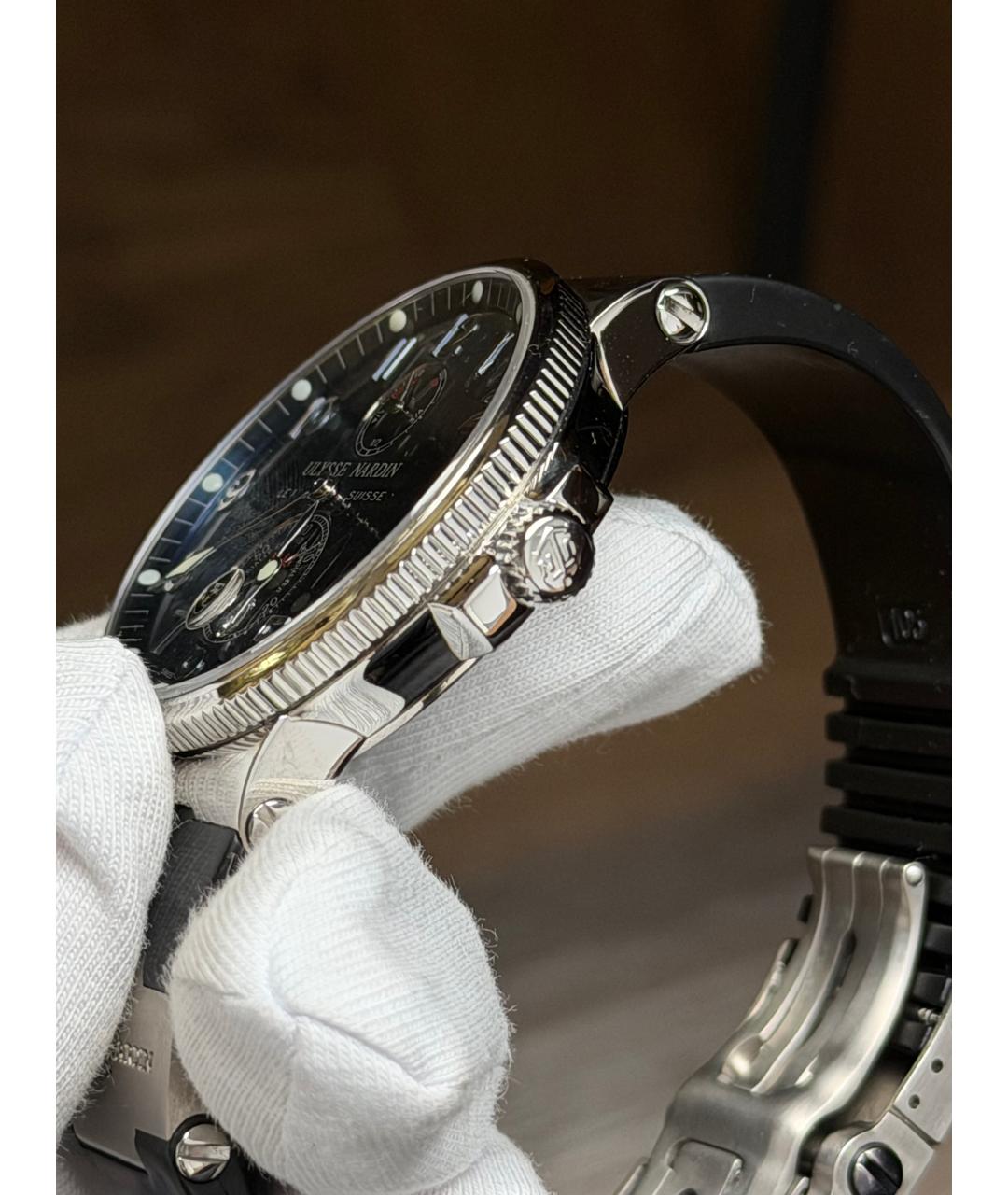 Ulysse Nardin Темно-синие часы, фото 5