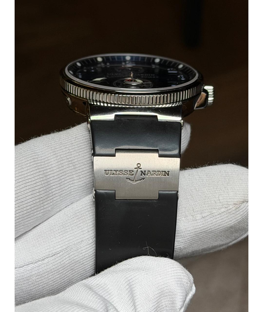 Ulysse Nardin Темно-синие часы, фото 7