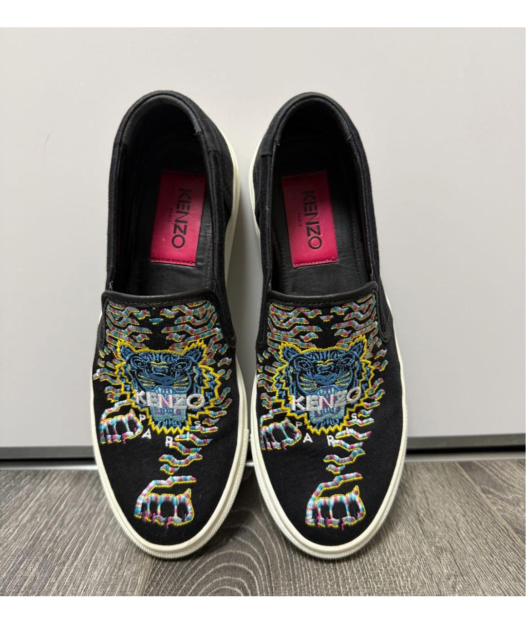 KENZO Черные текстильные эспадрильи, фото 3