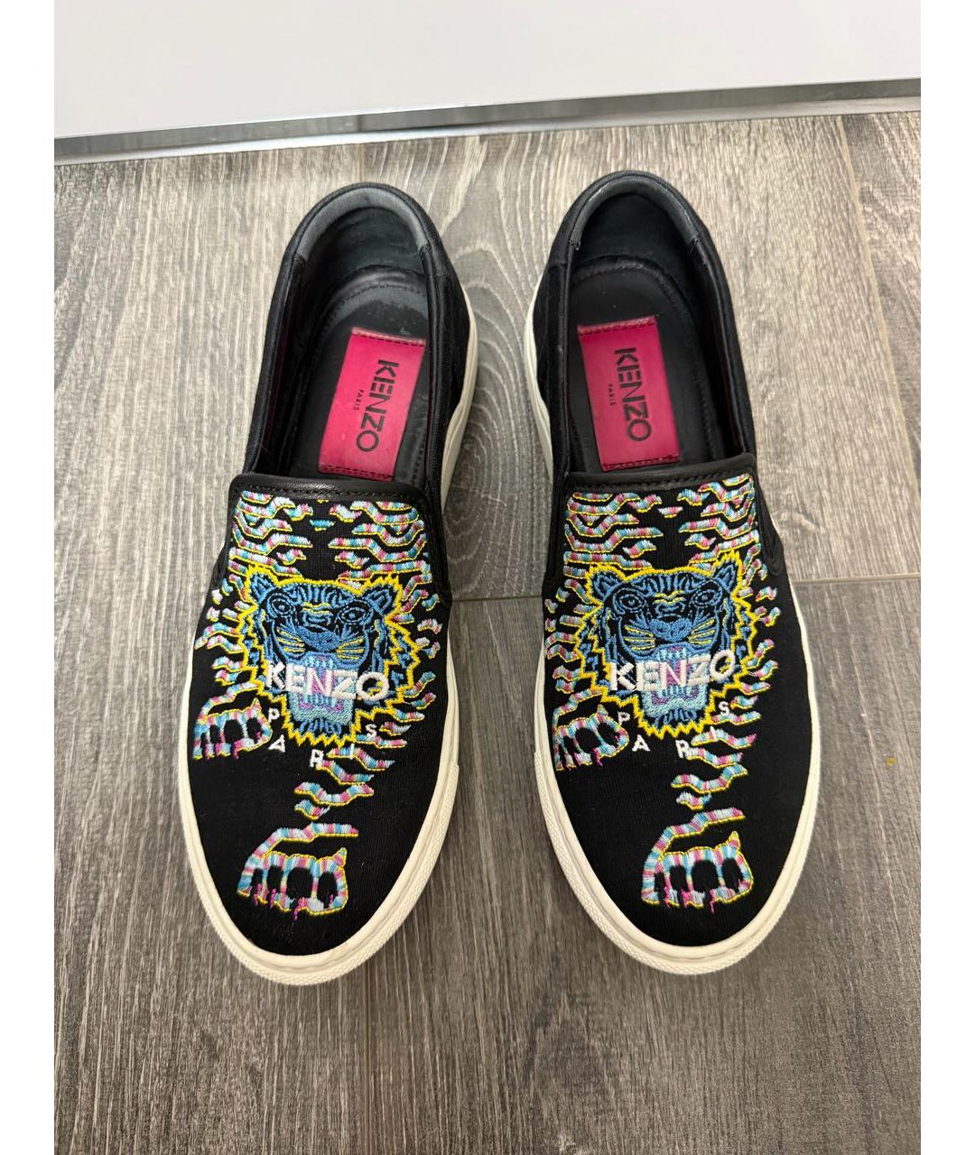 KENZO Черные текстильные эспадрильи, фото 2