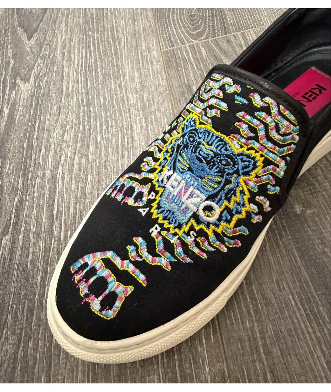 KENZO Черные текстильные эспадрильи, фото 7