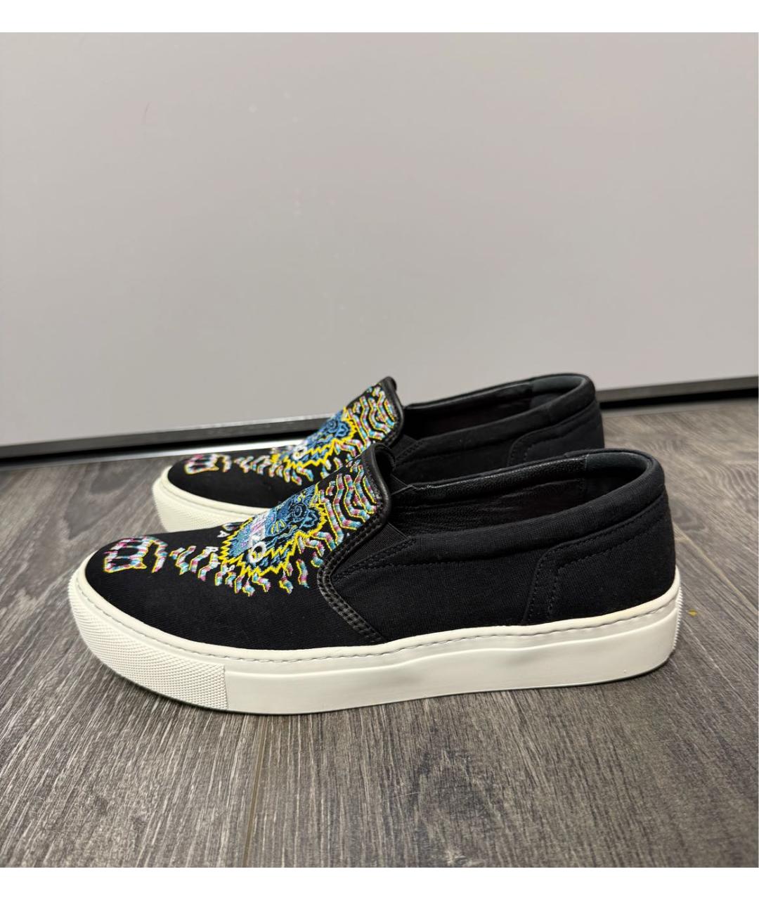 KENZO Черные текстильные эспадрильи, фото 8