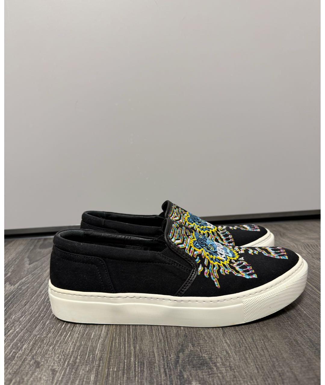 KENZO Черные текстильные эспадрильи, фото 9