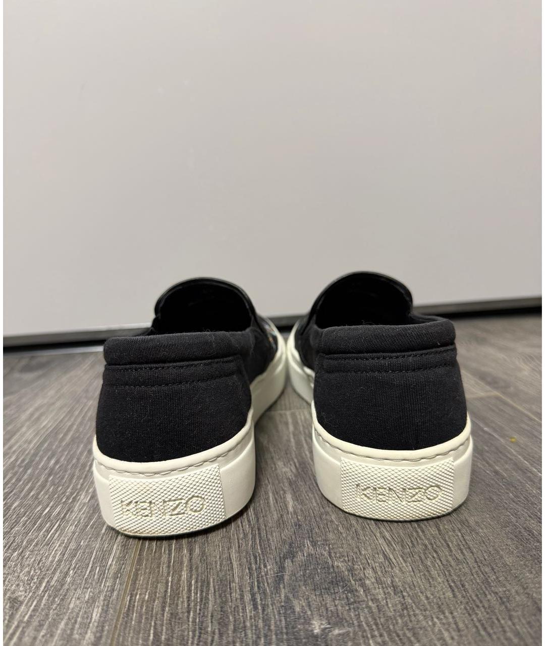 KENZO Черные текстильные эспадрильи, фото 4