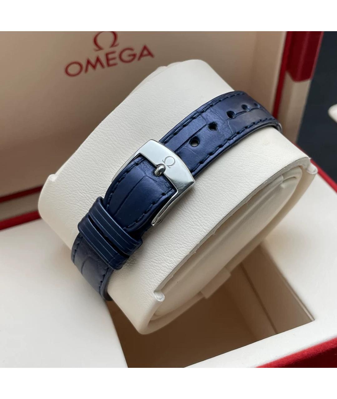 OMEGA Серебряные металлические часы, фото 5