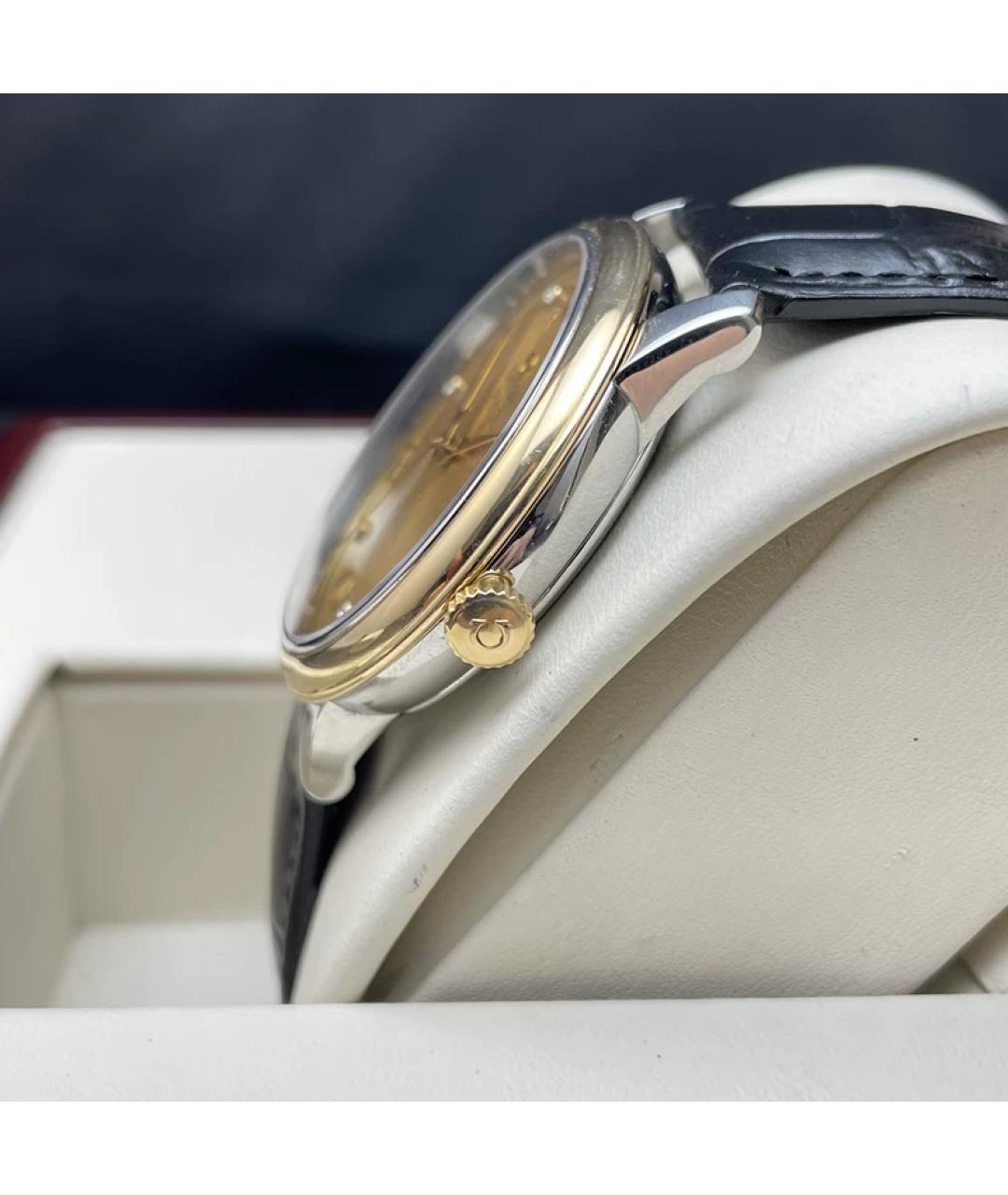 OMEGA Желтые часы из желтого золота, фото 5