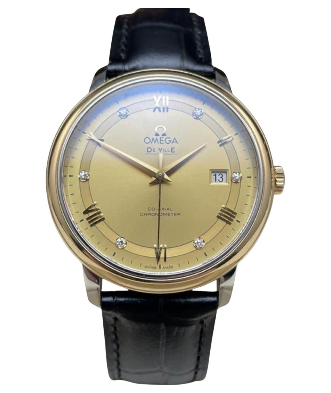 OMEGA Желтые часы из желтого золота, фото 1