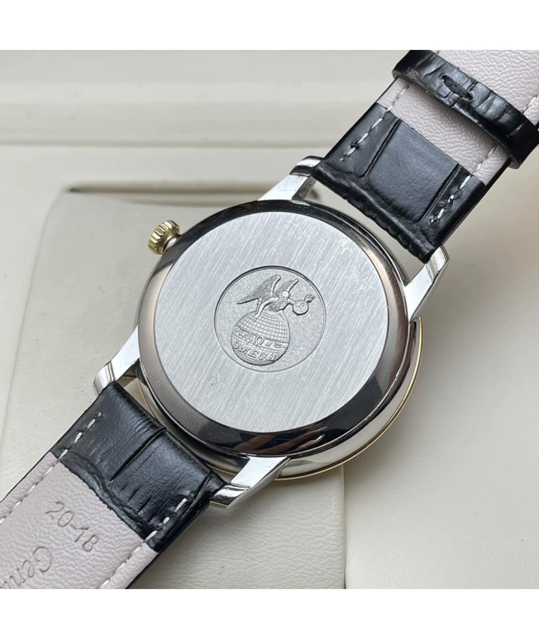 OMEGA Желтые часы из желтого золота, фото 4