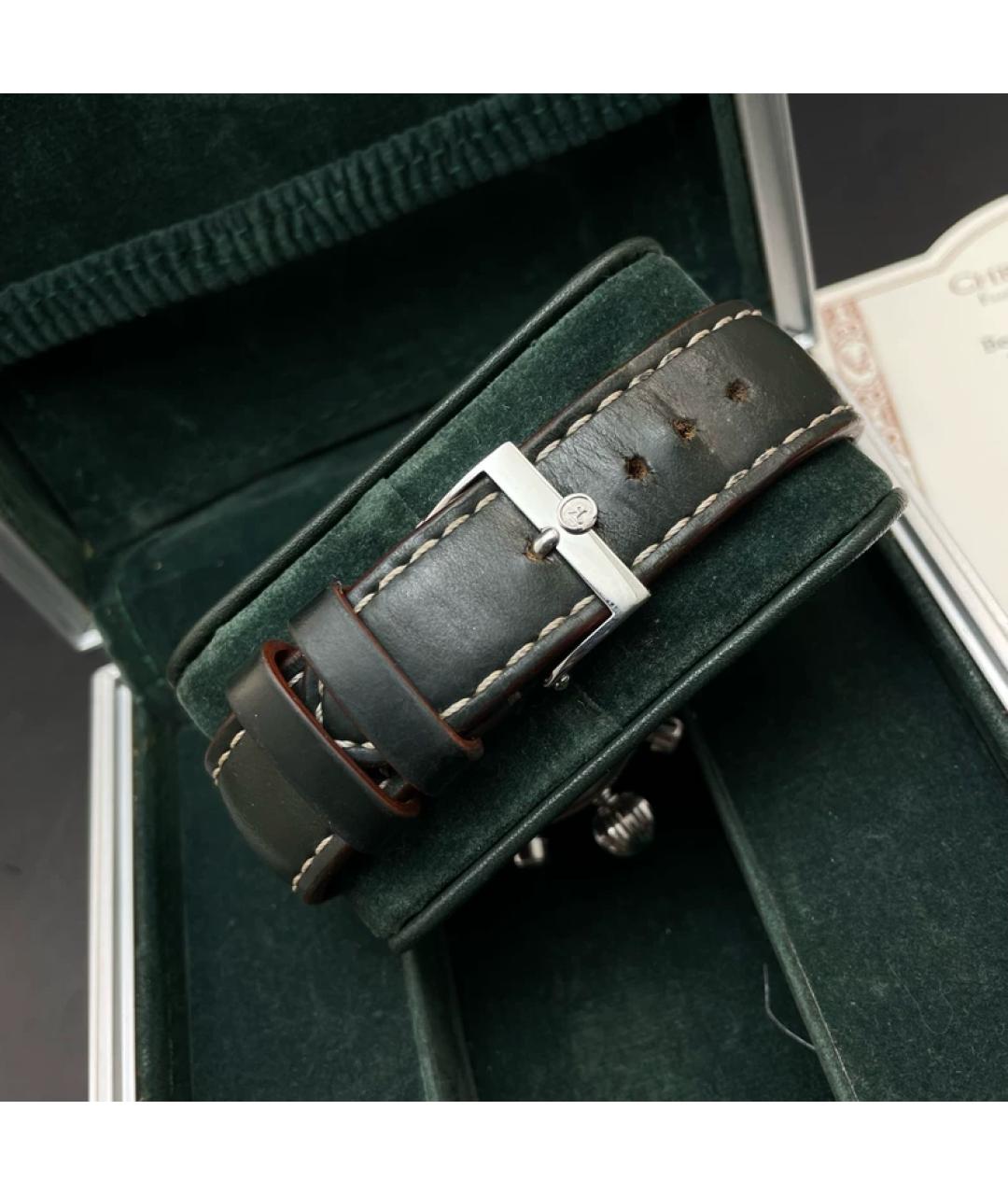 CHOPARD Черные металлические часы, фото 9