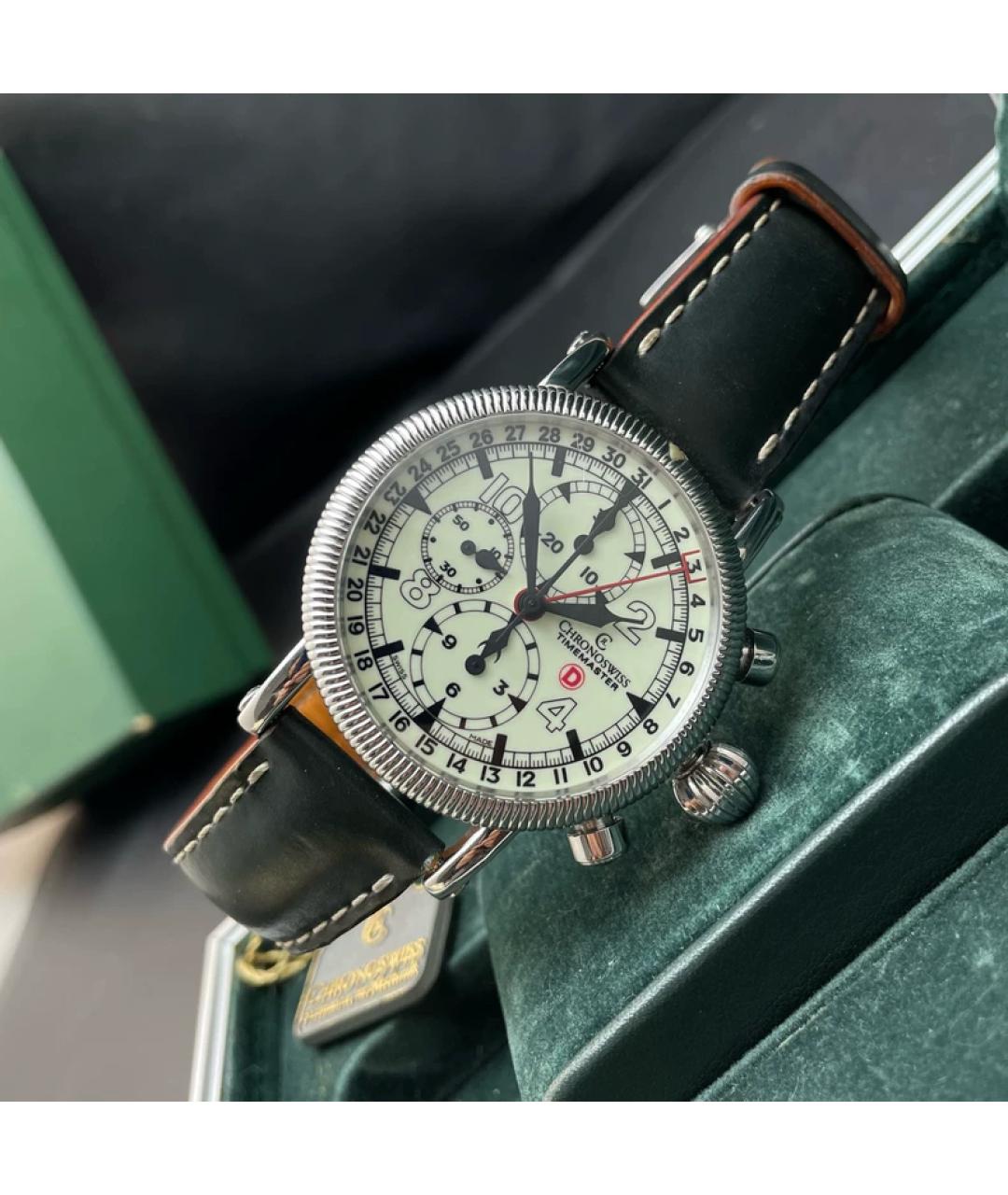 CHOPARD Черные металлические часы, фото 8