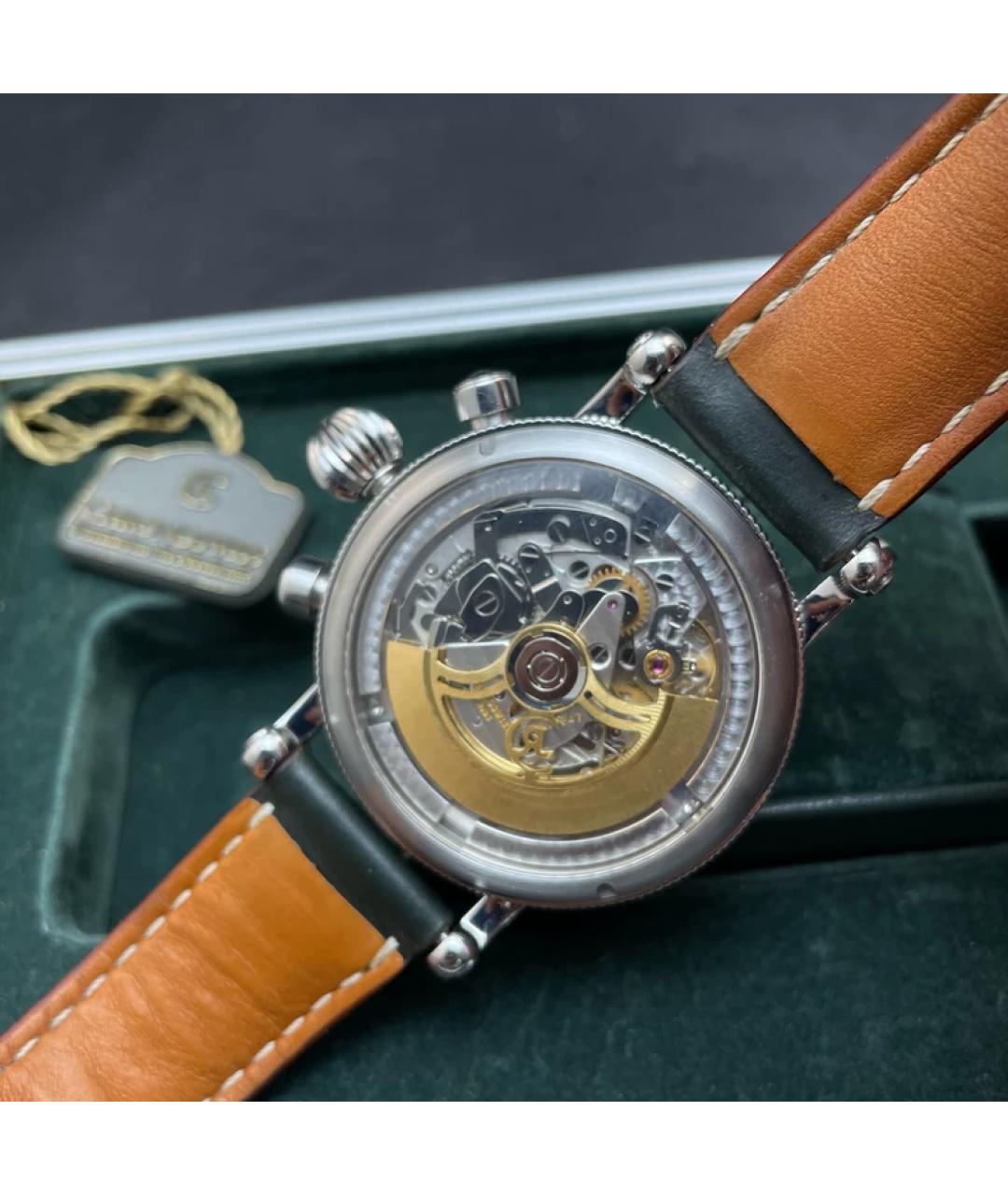 CHOPARD Черные металлические часы, фото 4