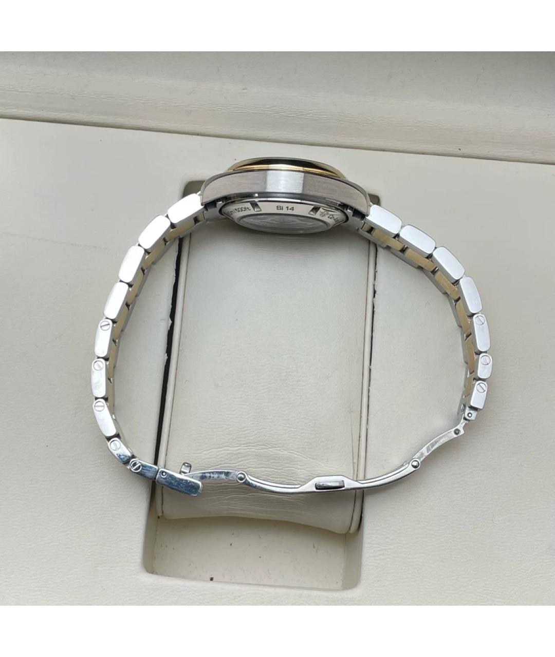 OMEGA Серые часы из желтого золота, фото 8